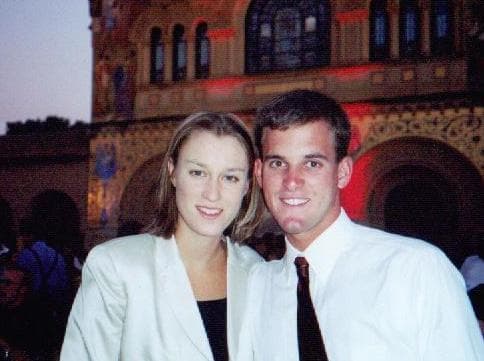 A dinner on the Stanford quad